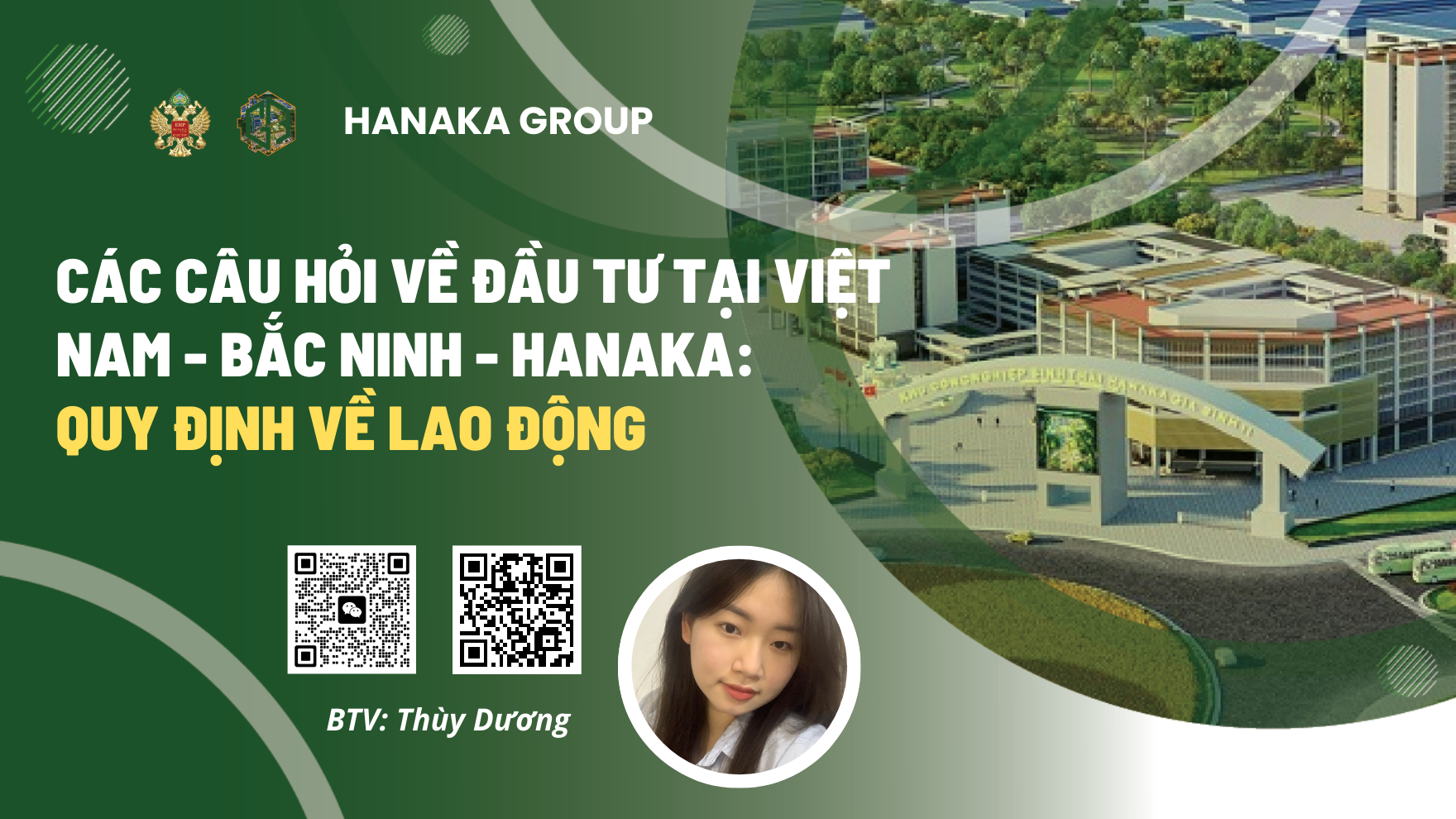 Các câu hỏi về đầu tư tại Việt Nam - Bắc Ninh - Hanaka: Quy định về lao động